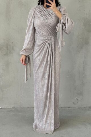 Duvella Janjan Örme Sim Tesettür Abiye Taş