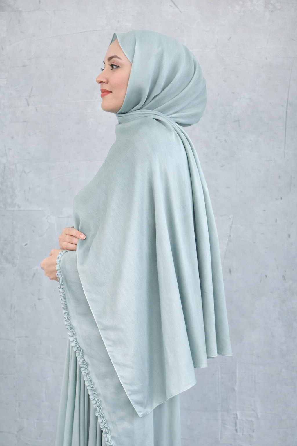 Janjan Shawl Sea Green
