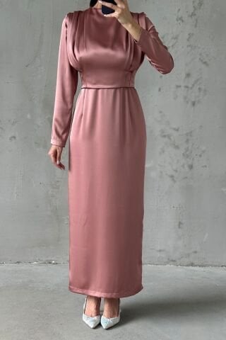 Sade Zarafet Tesettür Abiye Pudra