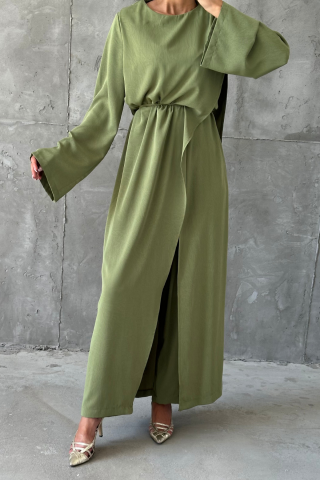 Ilay Hijab Jumpsuit Khaki