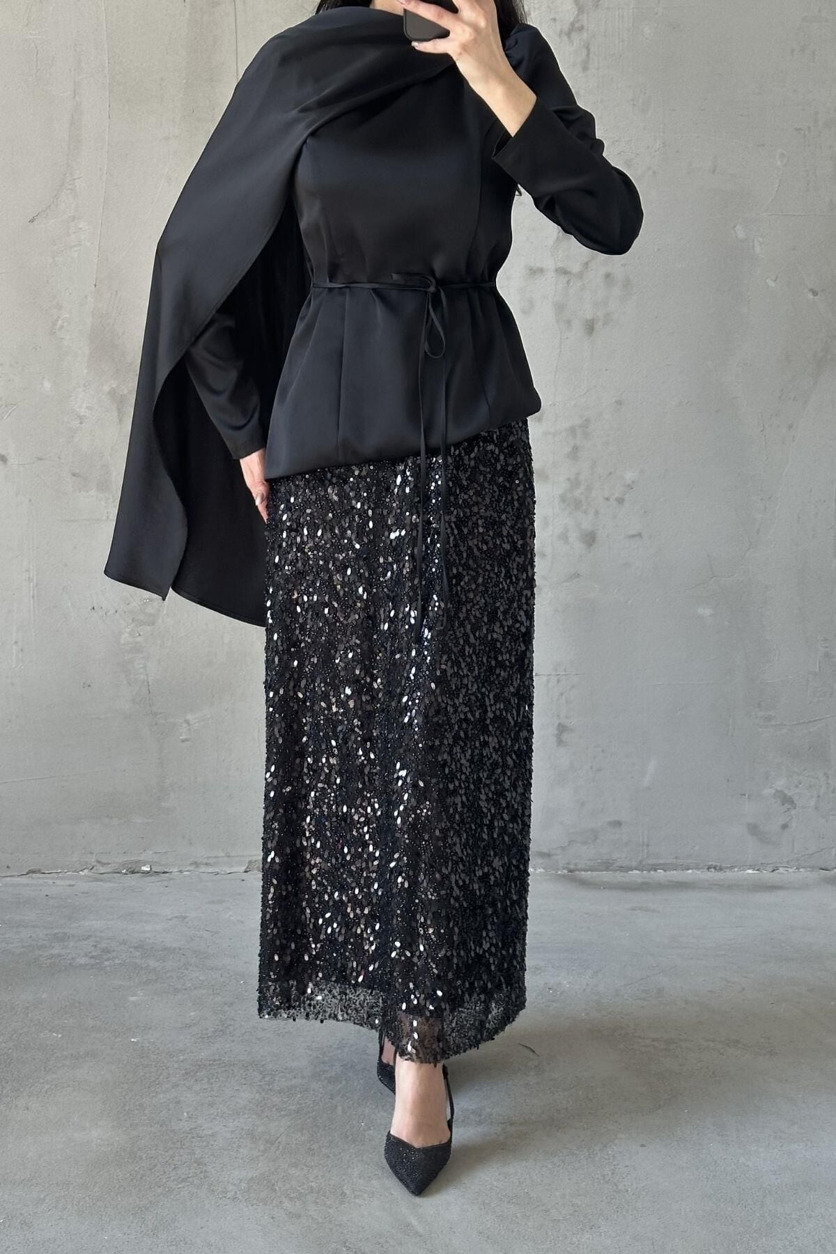 Zümra Hijab Set Black