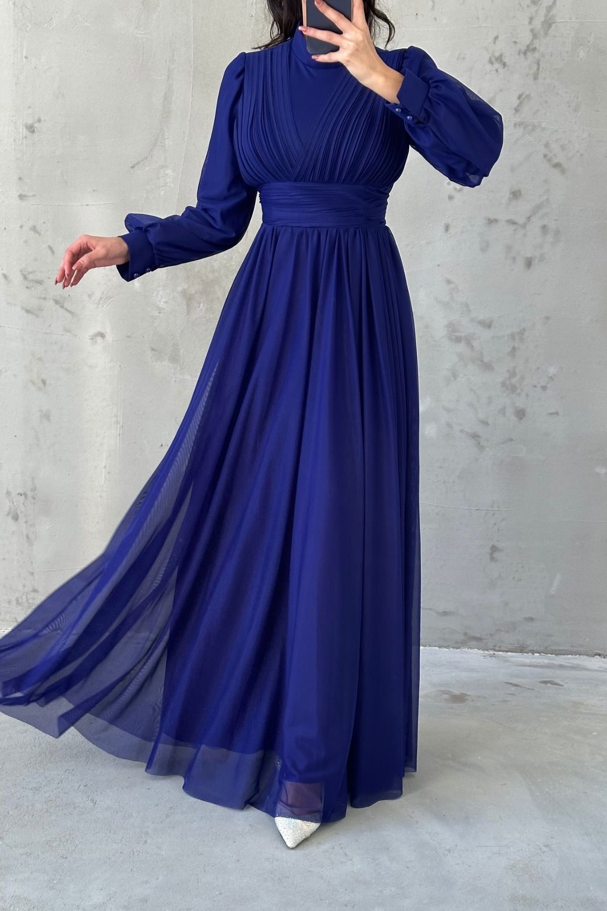 long sleeve puff sleeve dress A-Line Sleeves Organza Burgundy Prom Dress, Burgundy Long Evening US 10 / Custom Color Puff sleeve and puffy group:Boots Color:Navy-DB775 Lace & Beads Plus
