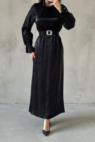 Arvelia Tesettür Abiye Siyah