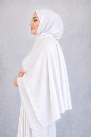 Janjan Shawl White