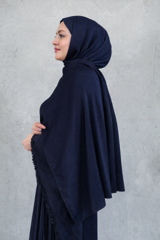 Janjan Shawl Navy Blue