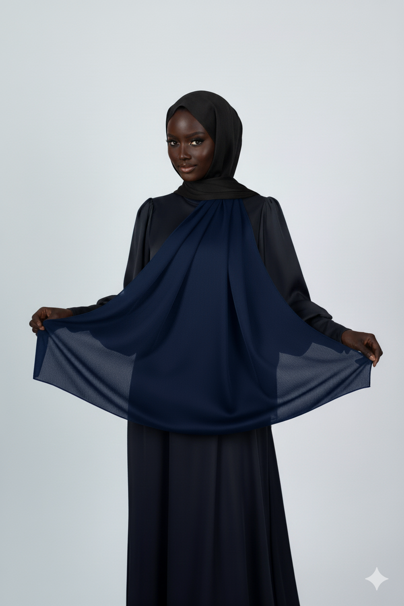 Janjan Şal Lacivert