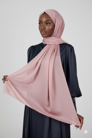 Janjan Shawl Powder Pink