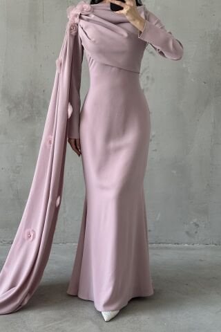 Elvan Tesettür Abiye Pudra