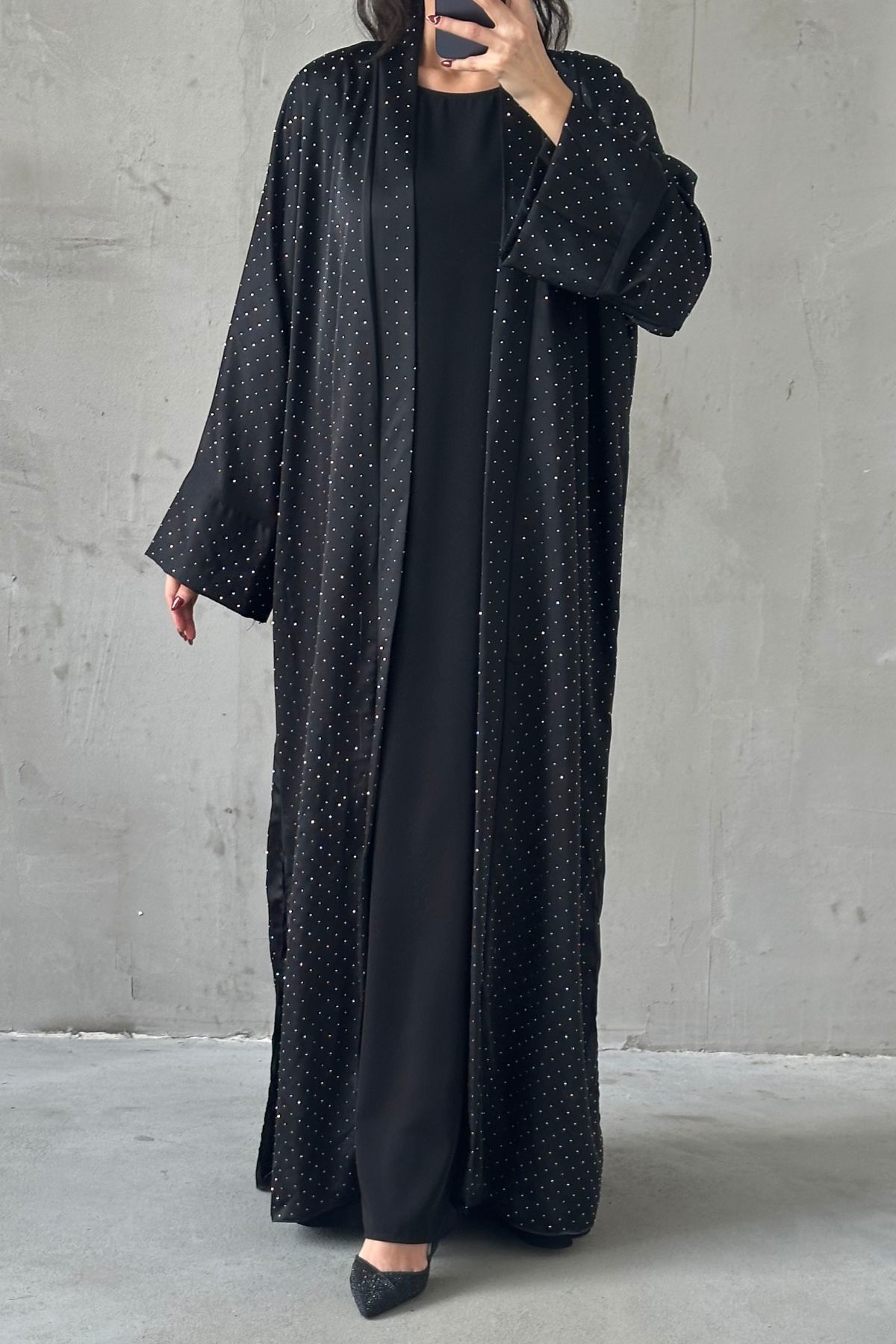 Elegant Design Hijab Abaya Black