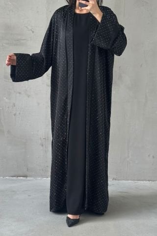 Elegant Design Hijab Abaya Black