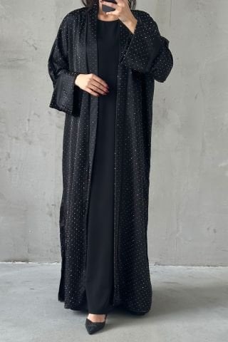 Elegant Design Hijab Abaya Black