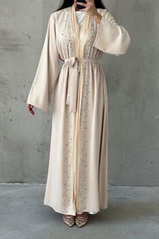 Elegant Design Hijab Abaya Stone