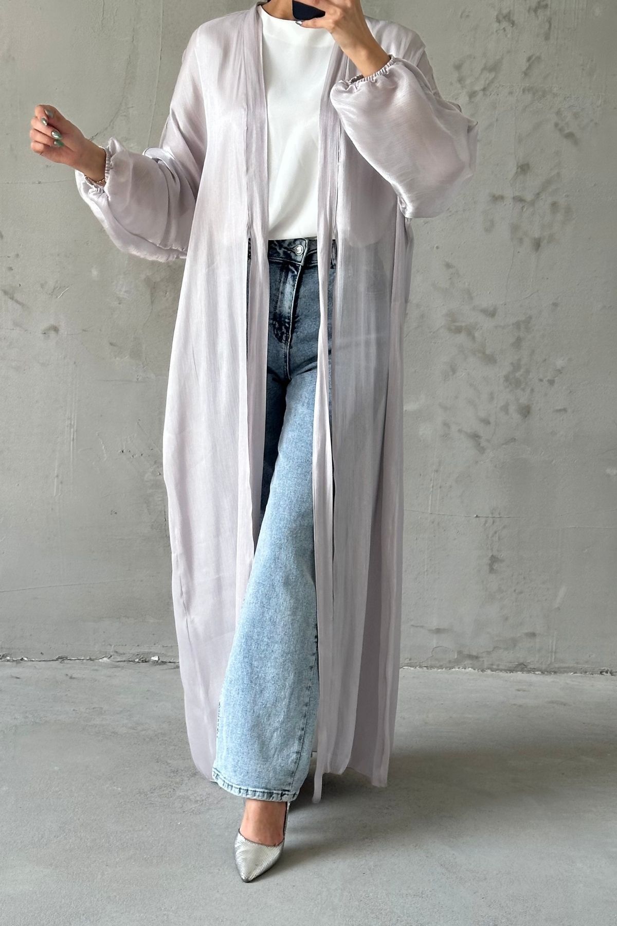 Zarif Tasarım Janjan Tesettür Abaya