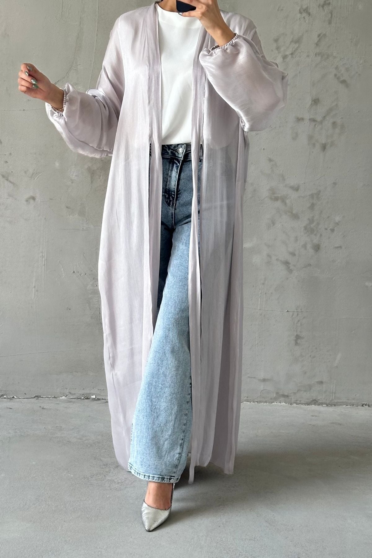 Zarif Tasarım Janjan Tesettür Abaya