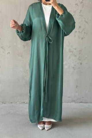 Zarif Tasarım Janjan Tesettür Yeşil