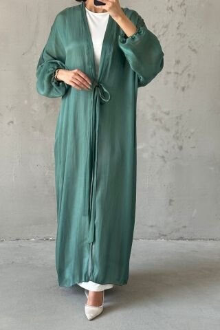 Zarif Tasarım Janjan Tesettür Yeşil