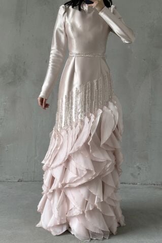 Avelin Tesettür Abiye Pudra