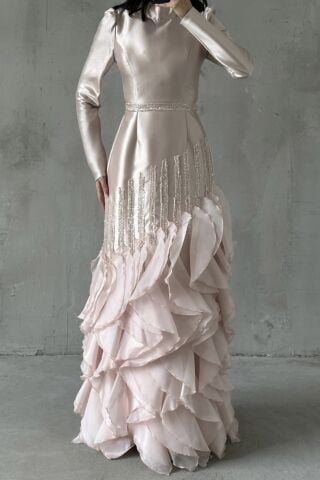 Avelin Tesettür Abiye Pudra